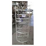 METAL DECORATIVE STAND 55" H X 18 1/2" W X 12" D