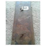 83.5" WOOD COAT RACK