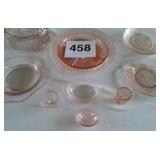 PINK DEPRESSION DISHES