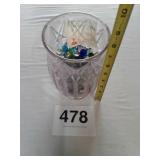 ZIPPER GLASS FLOWER VASE