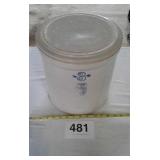 NO 3 SP&S CO CROCK WITH LID