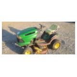 John Deere  20 hp new battery riding lawnmower