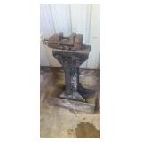 large drill press vice on stand