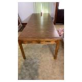Cabinet/table. Has 6 leaves. Table 9