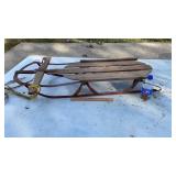Vintage Wood/Metal Sled