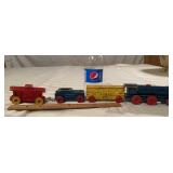 Vintage Strombecker Lines 4 PCs Toy Train Set