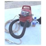 Shop Vac runs , extension cord