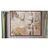 Large Painting by Stephen Kaye 61X49X1.5