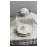 Gravy  Bowl w/ Ladle ( ladle has been broken), K.