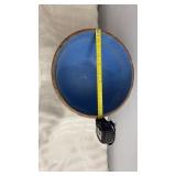 Large Blue Crock Pottery Mixing Bowl