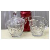Anchor hocking cream and sugar