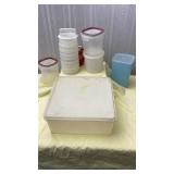 Rubbermaid and Tupperware containers