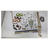 Necklaces, earrings and bracelet