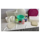 Assortment of Plastic Ware,  Few Tupperware