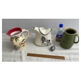 2 Pitchers, Tea Pot, Tea Infuser