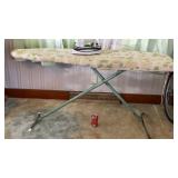 Ironing board and iron