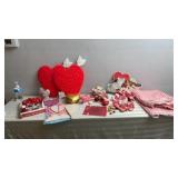 Valentines Decorations, w/ 8 Valances, 2 Cafe