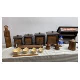 Canister Set , Paper Towel Holder, Measuring