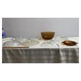 Brown Anchor Hocking Mixing Bowl,Various Lids