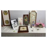 Clear picture frames , photo album floral picture