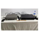 VHS , VHS and DVD players