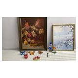 Pictures, butterfly hangers for lamps