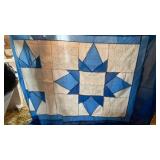 Partially completed quilt