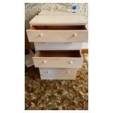 wood 5 dr chest of drawers 26 1/2 x 15 1/4 x 41