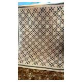 Quilt full size , has fading/stained