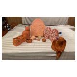 Variety of Clay Pottery