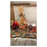 Thanksgiving Decorations, 4 chair cushions