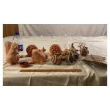 Clay Decorations, Limestone Oil Lamp