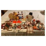 Thanksgiving Decorations , new towels, magnets,