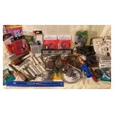 Wrenches, screwdrivers and hardware-hose clamps,