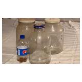 Glass jars