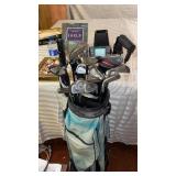 Golf Club Set w/ Golf Balls, Tees, Books, Swing