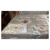 Embroidery for Twin Bed w pillow Shams