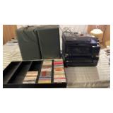 Optimus Cassette Deck, Stereo , Speakers and