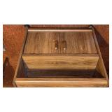 Microwave Cart 28 1/2x 14 1/2x 3 inches, pressed