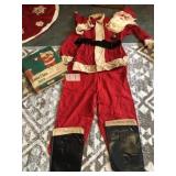 VINTAGE SANTA SUIT (LG 42-44) IN ORG BOX
