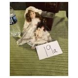 NEW PORCELAIN DOLL W/BABY