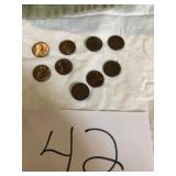 1959-1981 COPPER PENNIES