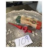 VINTAGE RED TREE TOPPER ORNAMENT IN ORG