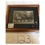 PHOTO OF 1ST FIRE WAGON BLOOMINGTON, IL