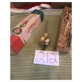 VINTAGE SHINY BRITE TREE TOPPER IN ORG BOX