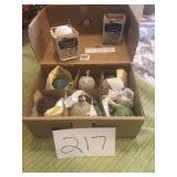 VINTAGE GE LIGHTED ICE SNOWBALL BULBS