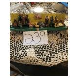 VERY OLD MINIATURE NATIVITY SET