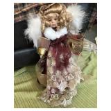 PORCELAIN CHRISTMAS DOLL