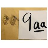 VTG TROLL GOLD TONE EARRINGS