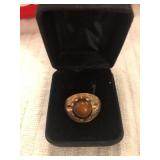Gold mans ring marked 18k